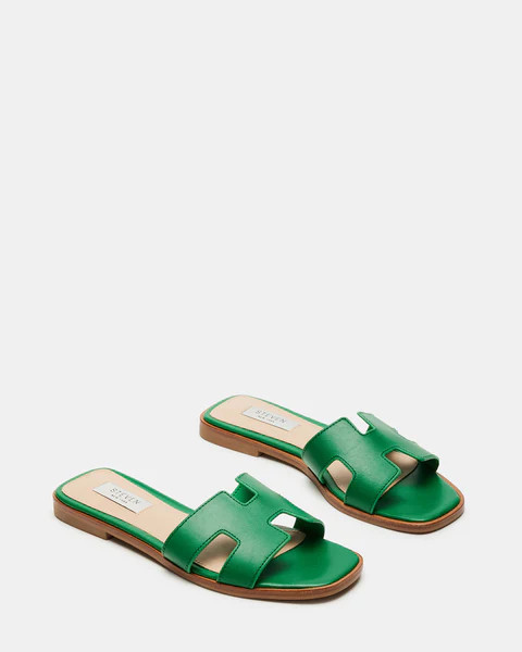 HADYN GREEN LEATHER | Steve Madden (US)