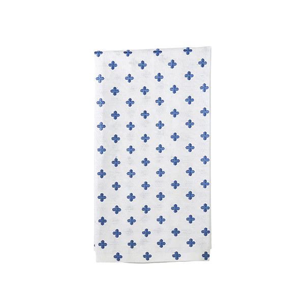 New! French Blue Embroidery Tea Towel | Caitlin Wilson Design