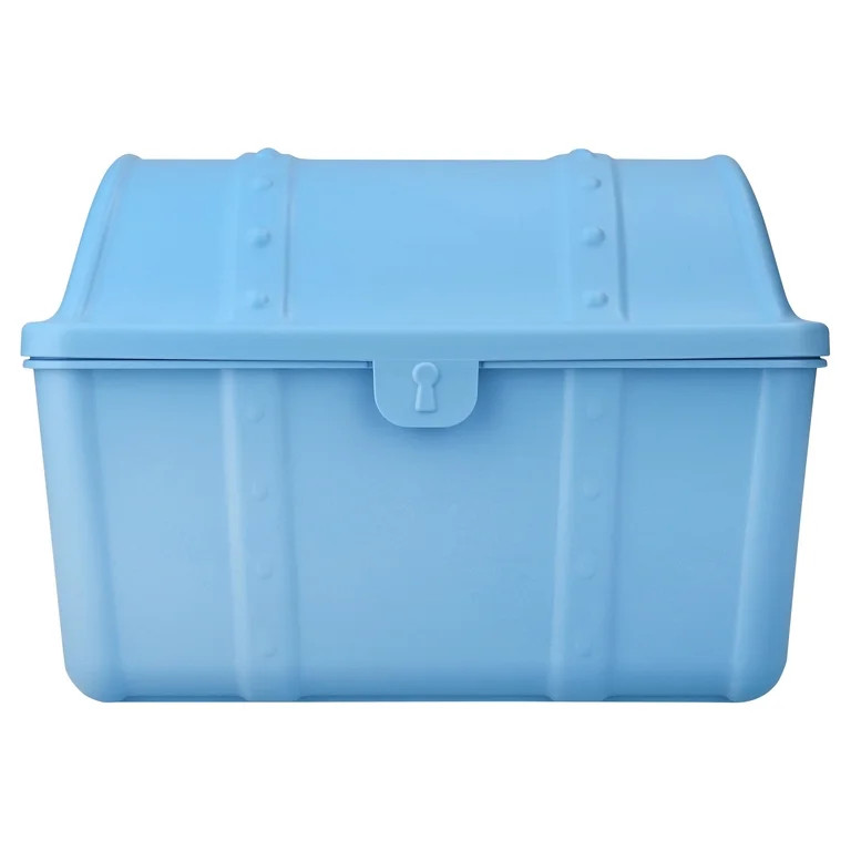 Pen+Gear Plastic Treasure Box Desktop Organizer and Storage Bin, Blue | Walmart (US)