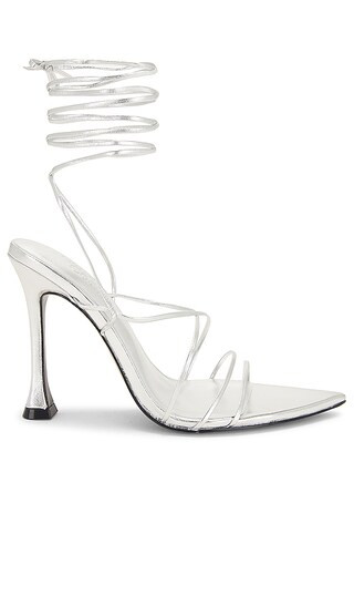 Jolie Heel in Metallic Silver | Revolve Clothing (Global)