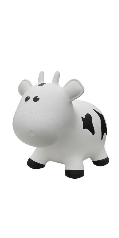 Farm Hoppers Inflatable Bouncing Cow White | Well.ca