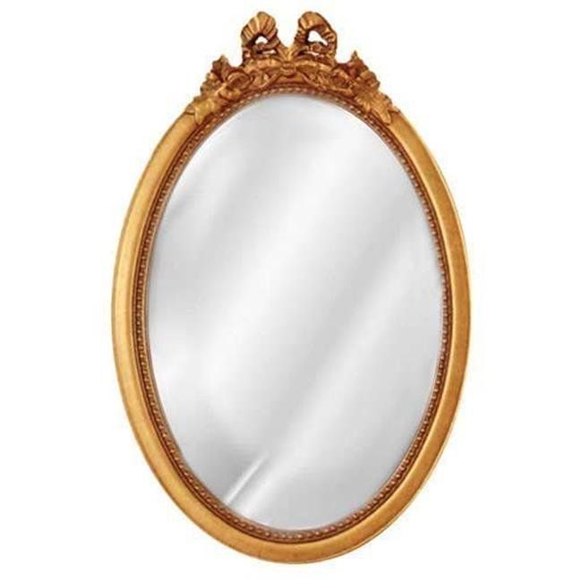 HMH 5110AG Oval Bow Mirror - Antique Gold - Walmart.com | Walmart (US)