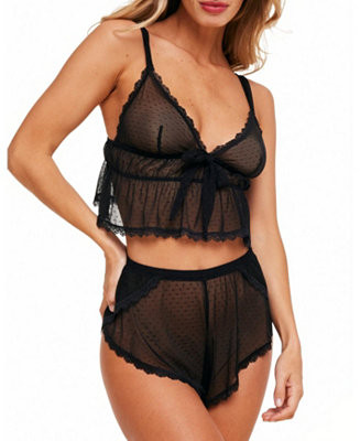 Adore Me Women's Betty Cami & Shorts Set Lingerie - Macy's | Macy's