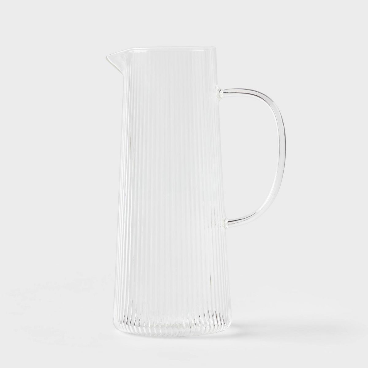 Ribbed Glass Pitcher Clear - Threshold™ | Target