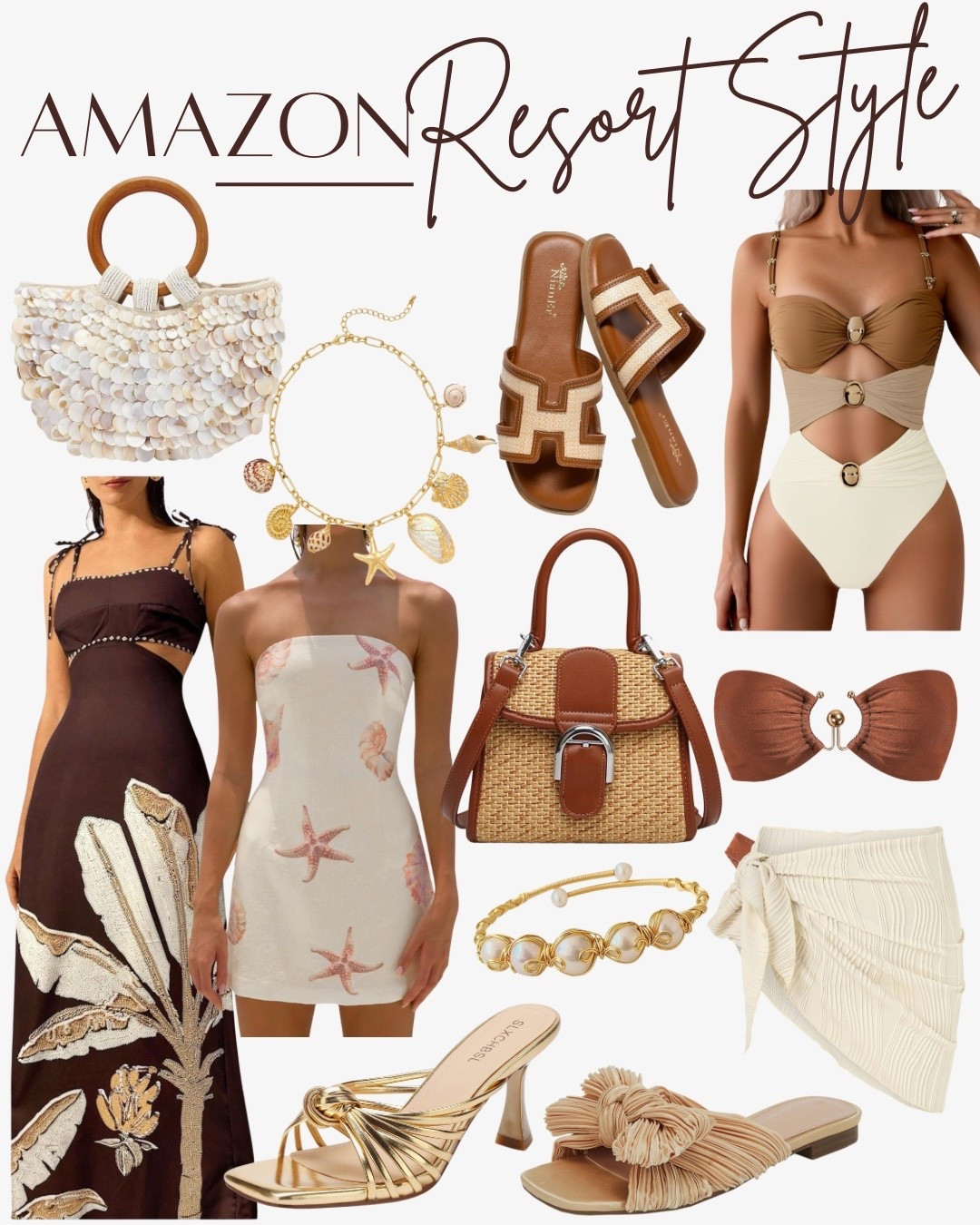 Amazon resort style / vacation outfit 





Beach outfit 
Swimsuit 
Resort wear 
Amazon fashion 
Sandals 
Swimwear 
Bikini 
Beach wear
Summer fashion 
Spring break 
Swimsuit coverup 

#LTKSeasonal #LTKTravel #LTKSwim