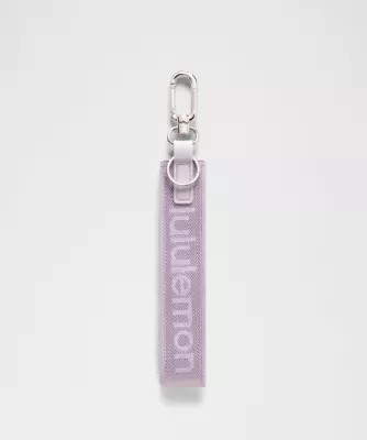 Never Lost Keychain   Metallic Wordmark | lululemon (AU)