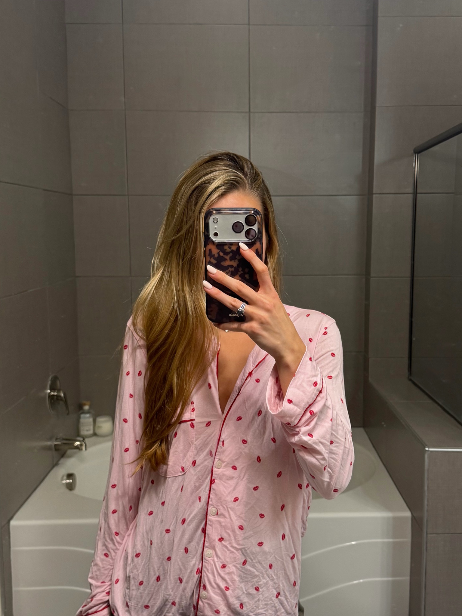 Old pj set from Victoria’s Secret, I’ve linked similar! 💗💋

#LTKmorningroutine #LTKValentine