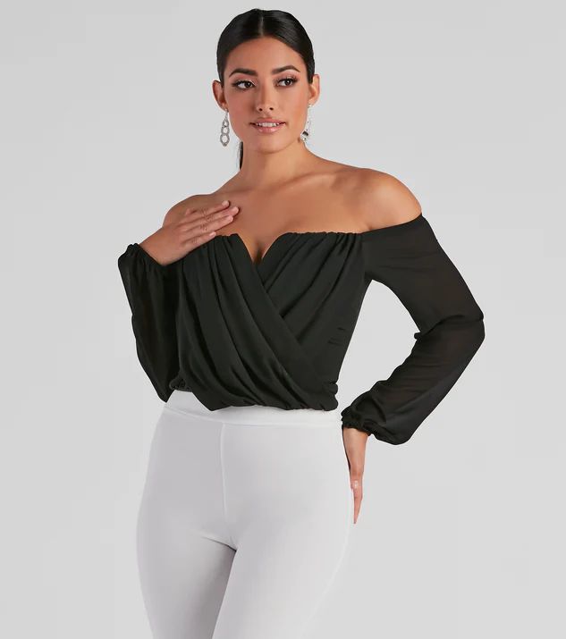 Sophisticated In Chiffon Strapless Top | Windsor Stores