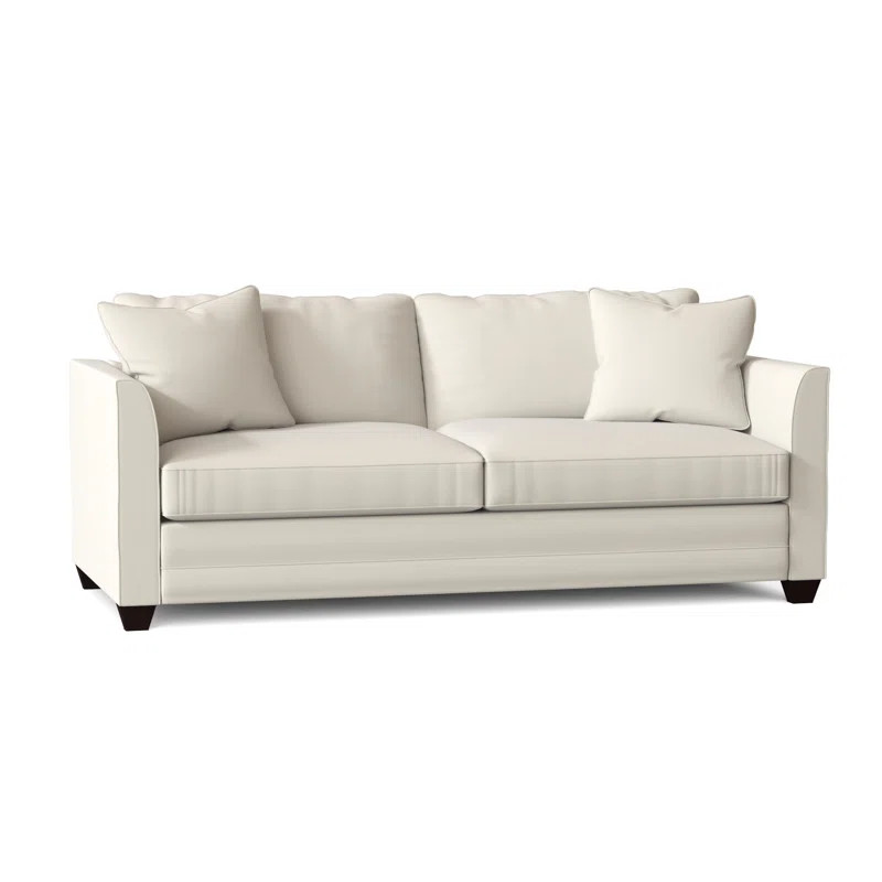 Sarah 77'' Square Arm Sofa with Reversible Cushions | Wayfair North America