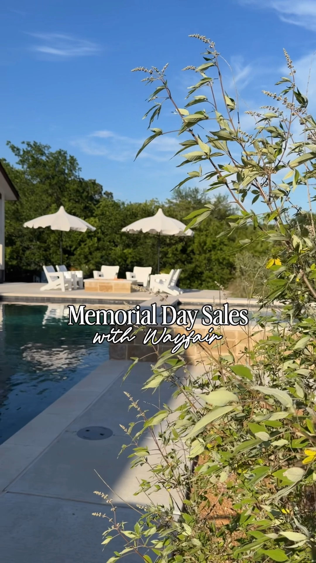 #ad These are the outdoor finds that completely transformed our backyard this season 🤍 The scalloped umbrellas with the clamshell stands are such a statement, the woven floral rug and diamond rug add the prettiest layered texture, and the outdoor sofa + swivel chair set made our patio feel so elevated. We also added the weather-resistant bean bag chairs for extra lounging space and this modern fire pit that makes every evening outside feel extra cozy.

Keywords: backyard patio ideas, outdoor furniture finds, patio makeover, modern patio decor, scalloped umbrella, outdoor swivel chairs, woven outdoor rug, pool lounge chairs, fire pit ideas, luxury outdoor living, neutral patio styling, outdoor conversation set, affordable outdoor furniture, cozy backyard decor, outdoor design inspiration @wayfair #wayfair #wayfairpartner

#LTKSaleAlert #LTKHome #LTKdayinmylife