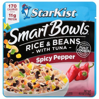 StarKist Smart Bowls Tuna Rice & Beans Spicy Pepper - 4.5oz | Target