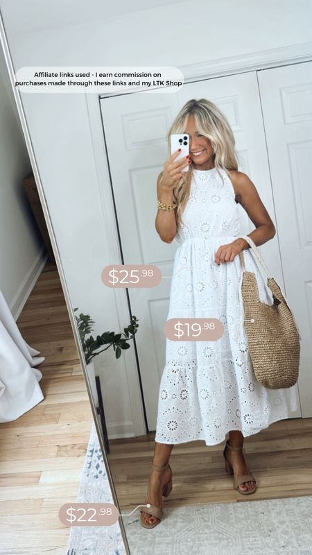 Walmart white dress under $30!🙌🏼

#LTKFindsUnder50