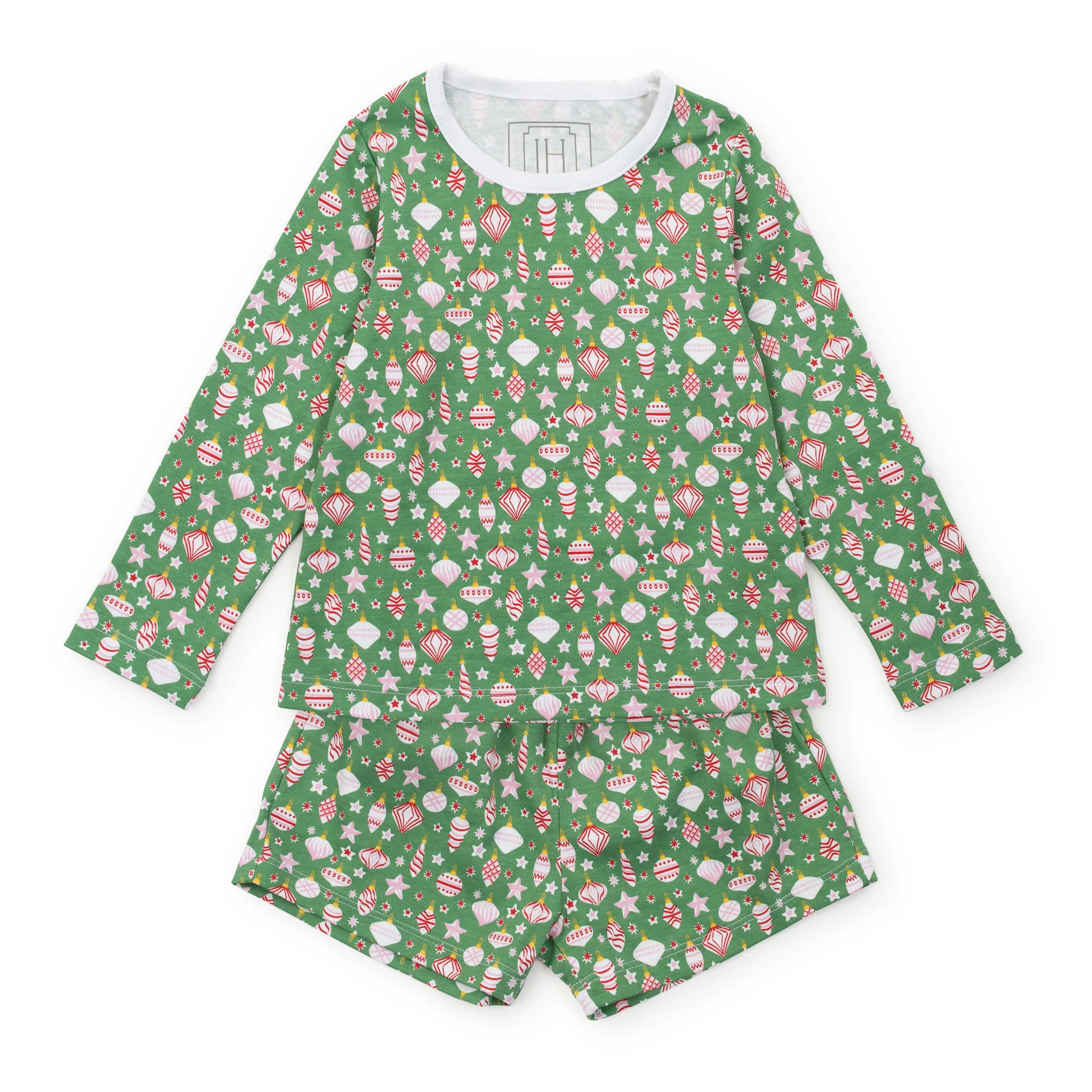 Sophie Girls' Short Set - Retro Ornaments | Lila and Hayes