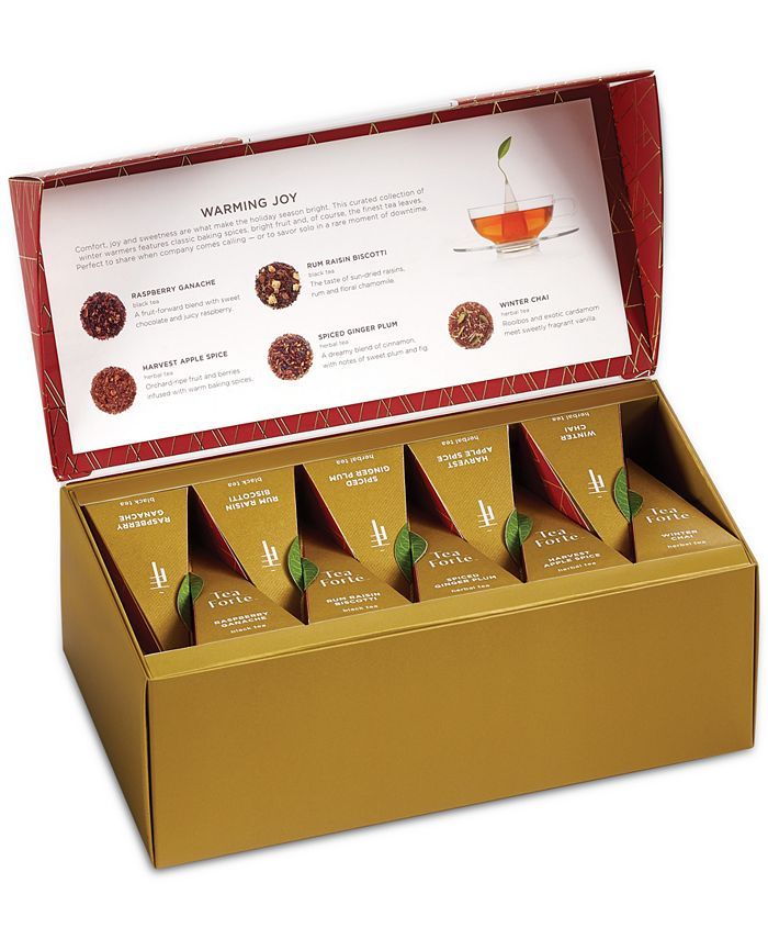 Tea Forte Warming Joy Holiday Tea Presentation Box & Reviews - Food & Gourmet Gifts - Dining - Ma... | Macys (US)