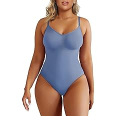 SHAPERX Bodysuit for Women Tummy Control Shapewear Seamless Sculpting Thong Body Shaper Tank Top | Amazon (US)