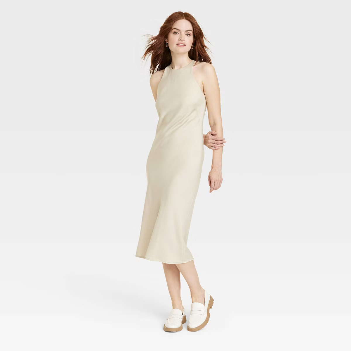 Women's High Neck Slip Dress - A New Day™ | Target