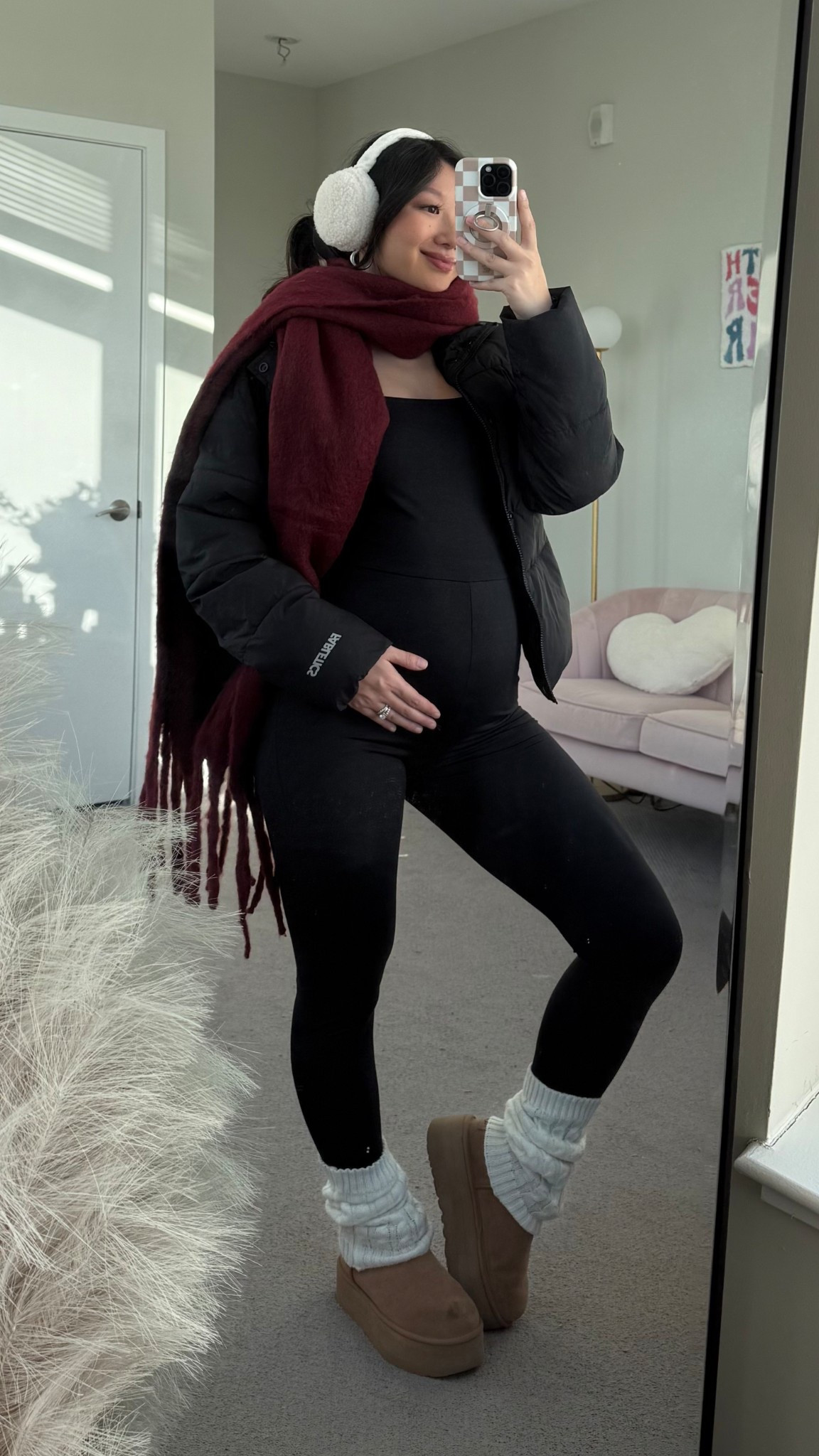 Full Body Jumpsuit: size S
Black Puffer Jacket: size XS
Platform UGG Boots: true to size

Outfit idea, how to style, winter outfit, maternity outfit, bump style, cold weather fashion 

#LTKHoliday #LTKBump #LTKSeasonal