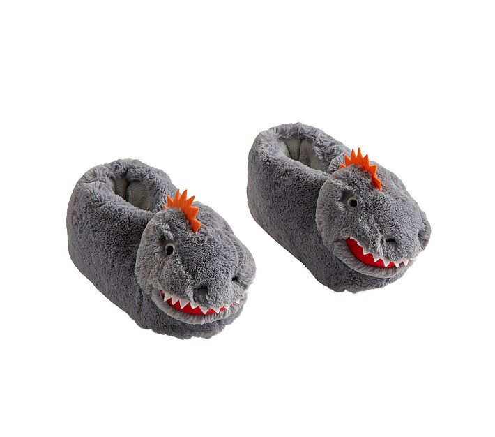 Dino Critter Slippers | Pottery Barn Kids