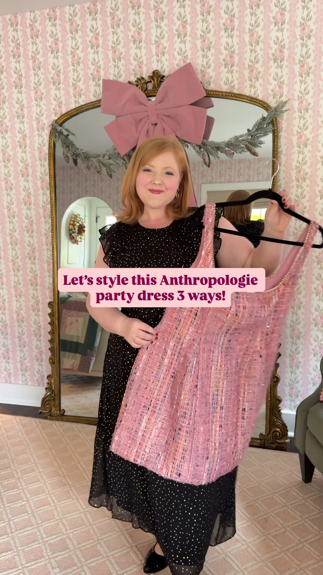 Anthropologie Party Dress size 16 Styled 3 Ways

#LTKPlusSize #LTKHoliday #LTKMidsize