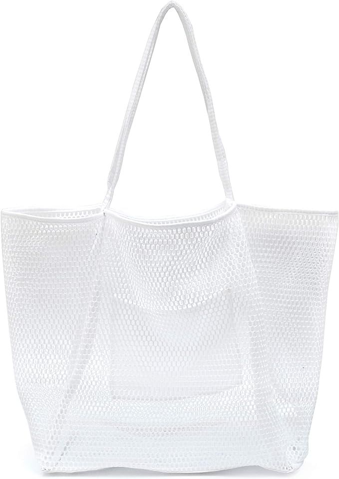 Mesh Beach Tote Womens Shoulder Handbag | Amazon (US)