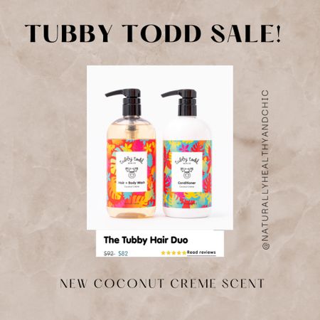 Tubby Todd sale! Bath products are amazing. New coconut cream scent I can’t wait to try for summer! Helps with eczema ! Baby wash. Shampoo . Soap. Conditioner. 

#LTKkids #LTKsalealert #LTKbaby