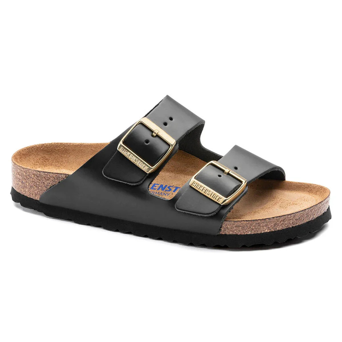 Birkenstock Women's Arizona Soft Footbed Natural Leather Sandals | Zulily