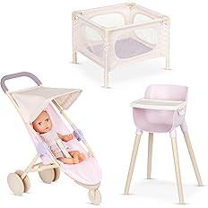 LullaBaby – 14-inch Realistic Baby Doll – Fair Skin Tone & Blue Eyes – Doll Playpen, High C... | Amazon (US)