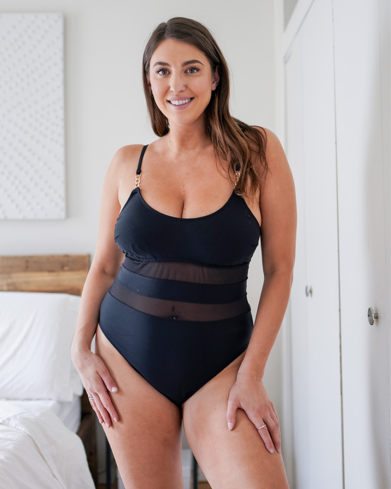 Black one piece swimsuit with mesh details from cupshe 

DISCOUNT CODE: BEREZ15: 15% off orders $70+ BEREZ20: 20% off orders $109+ 

#cupshe #blackswimsuit #blackonepiece 

#LTKFind #LTKSeasonal #LTKU