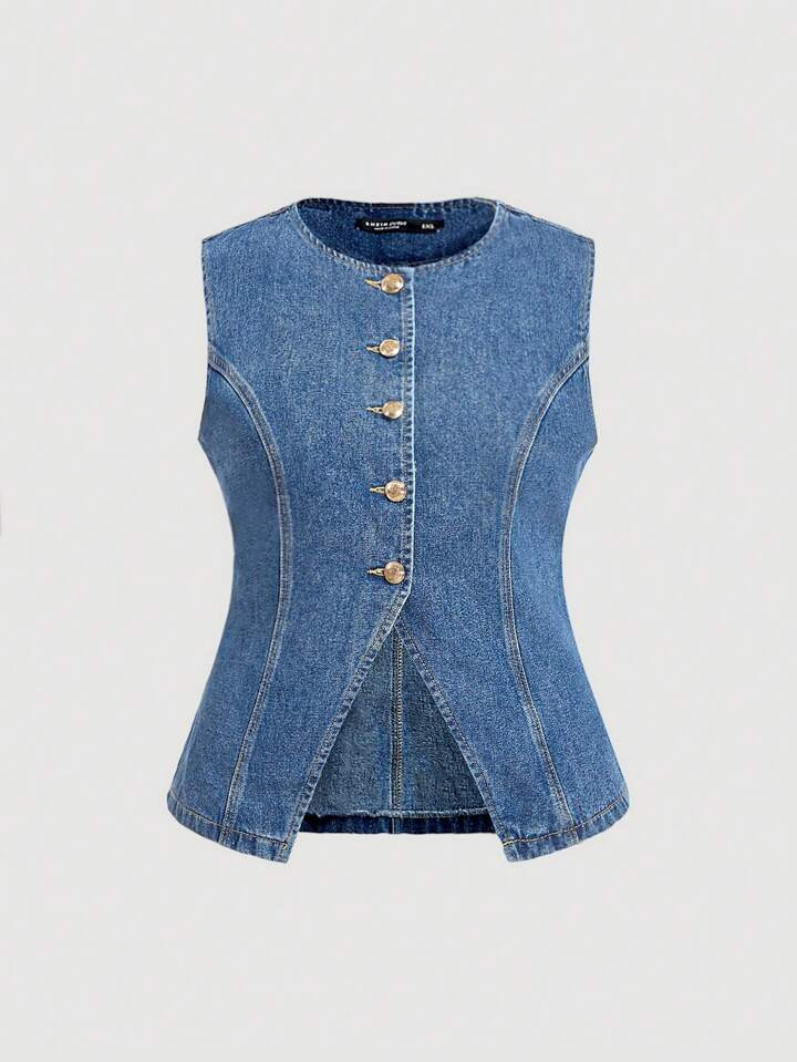 Jean Vest | SHEIN