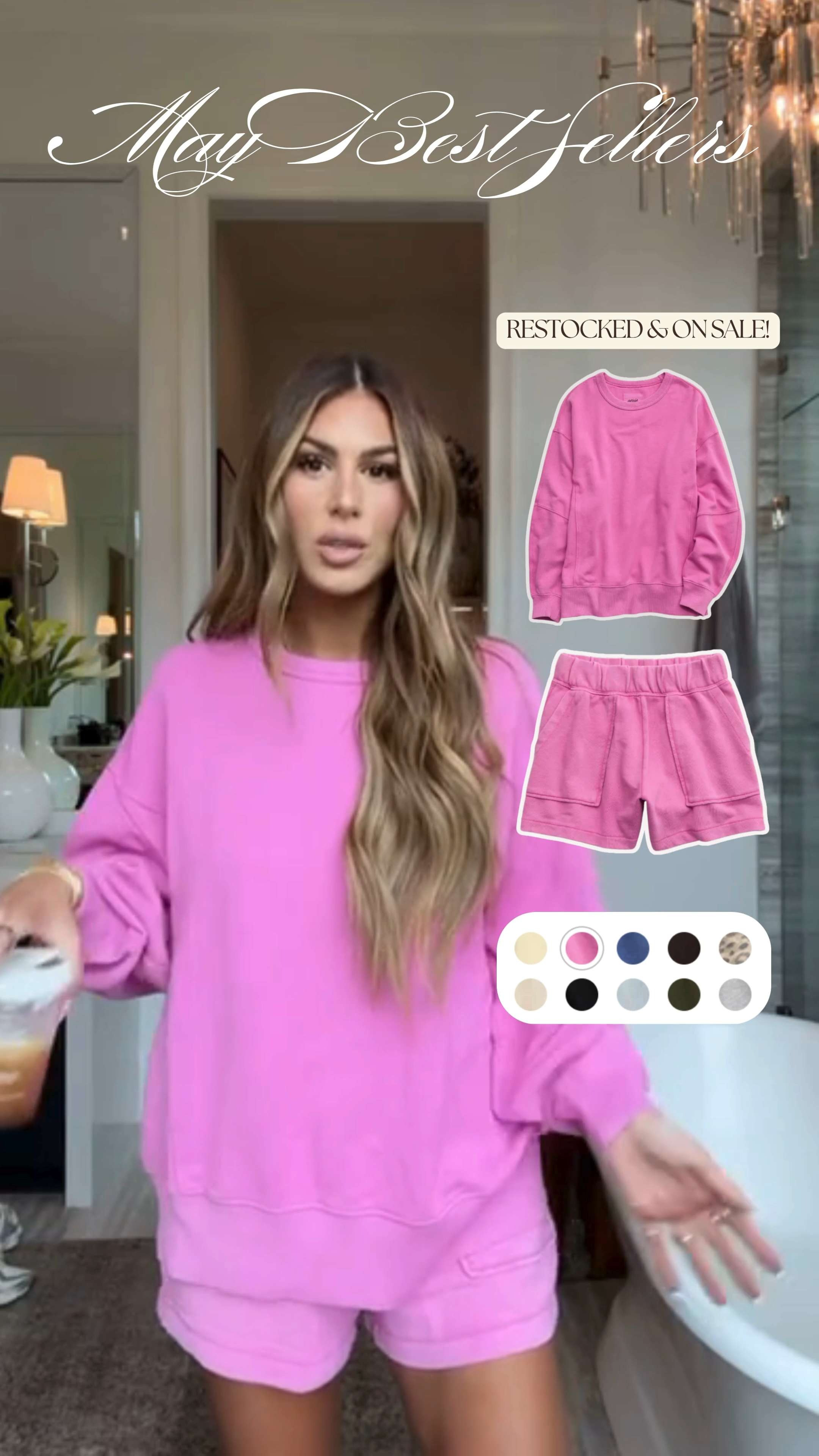 wearing a small in this set 🩷 still on sale! 

 #LTKSaleAlert