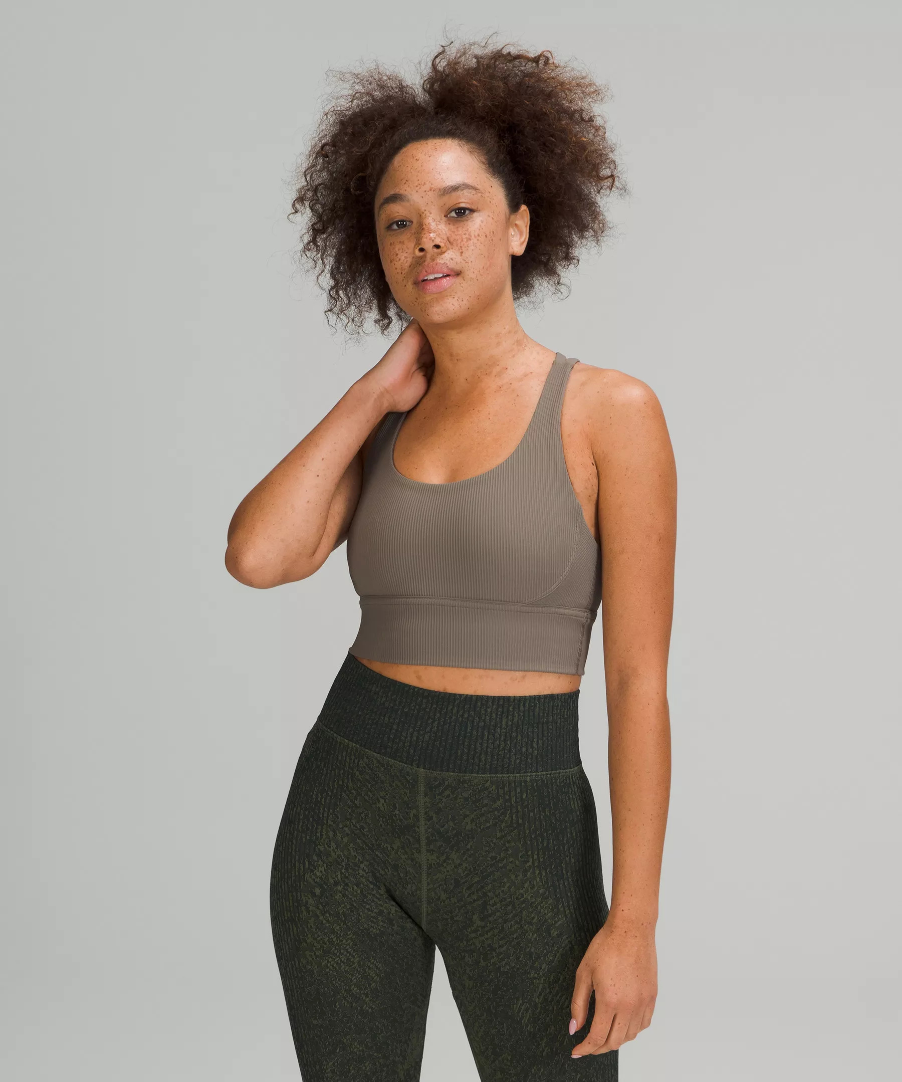 Energy Longline Bra Ribbed Luxtreme Medium Support, B–D Cups | Lululemon (US)