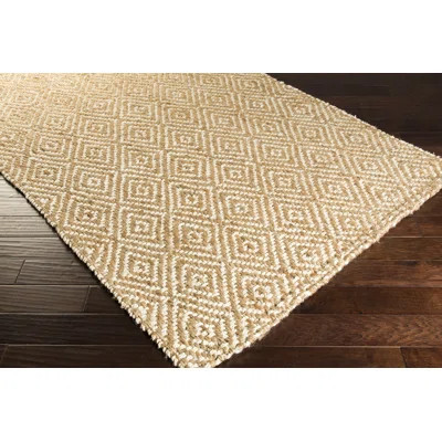 Bradford Hand-Woven Cream/Tan Area Rug | Wayfair North America