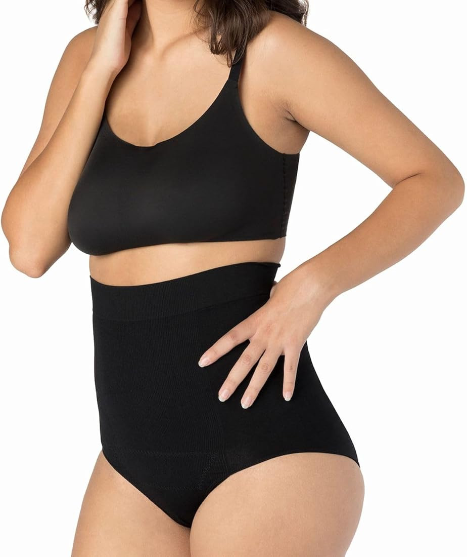 UpSpring C-Section Tummy Control Panties High Waist Postpartum Underwear for Womens, Nude/Black, ... | Amazon (US)