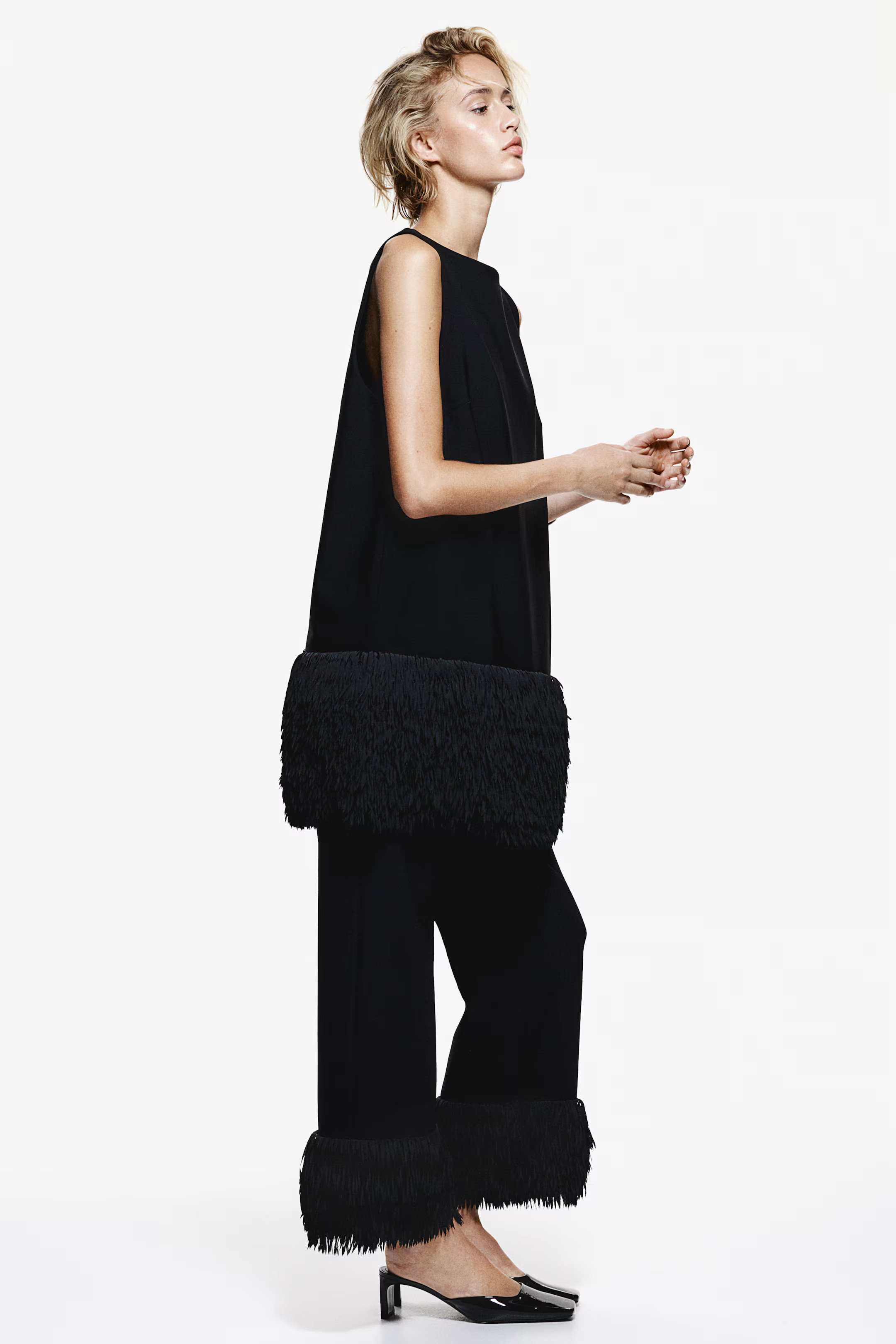 Fringe-hem trousers | H&M (UK, MY, IN, SG, PH, TW, HK)