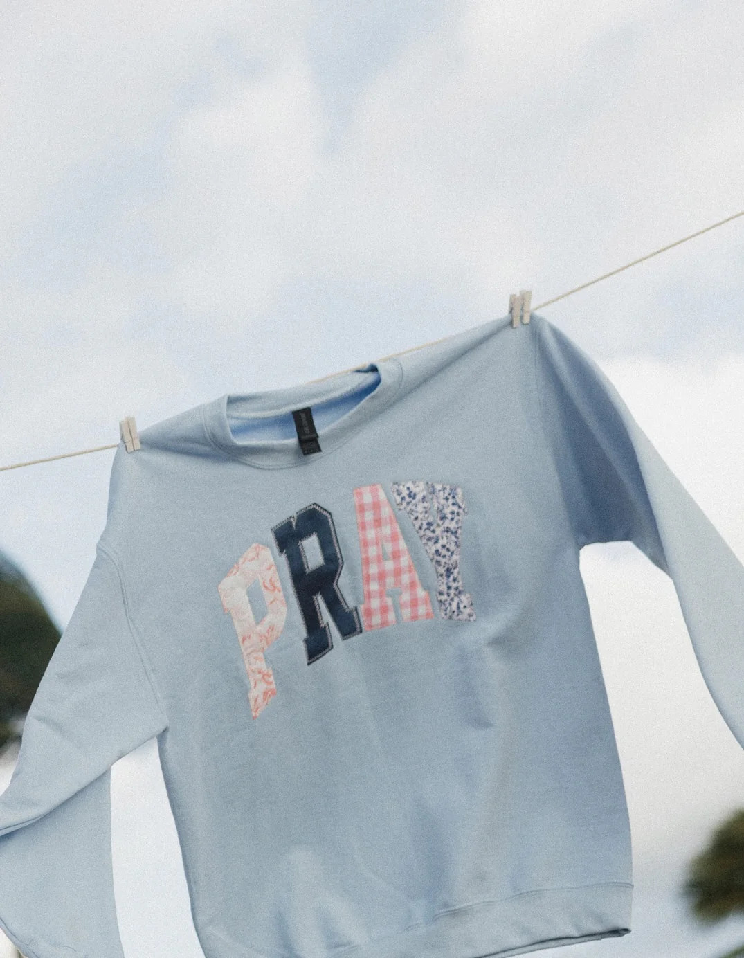 Patchwork Pray Crew | Shop Fruitful Co.