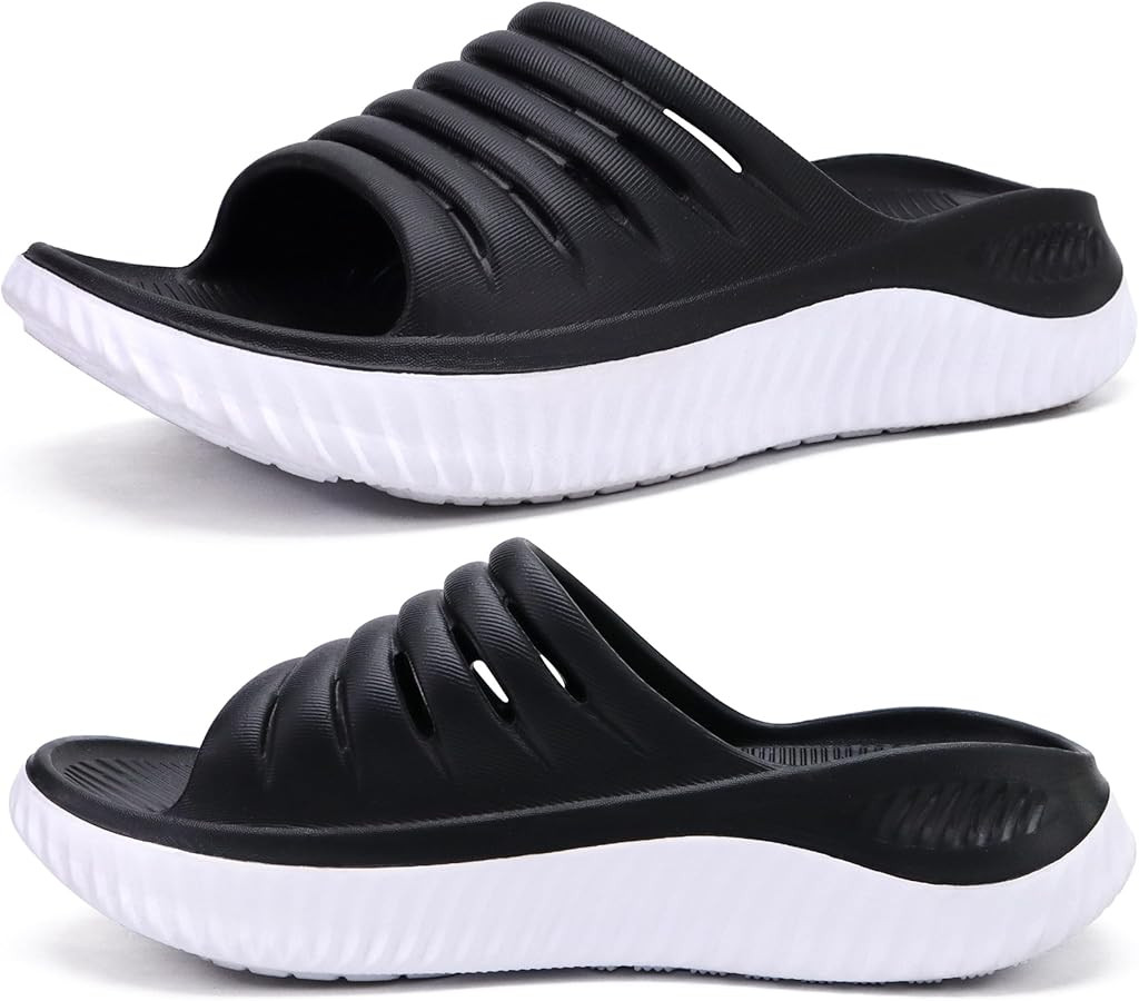 KuaiLu Womens Recovery Sandals With Comfortable Plantar Fasciitis Support,Ladies Orthotic Open To... | Amazon (US)