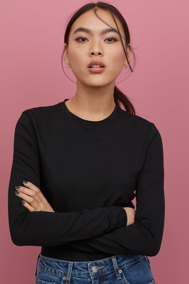 Long-sleeved Top | H&M (US + CA)