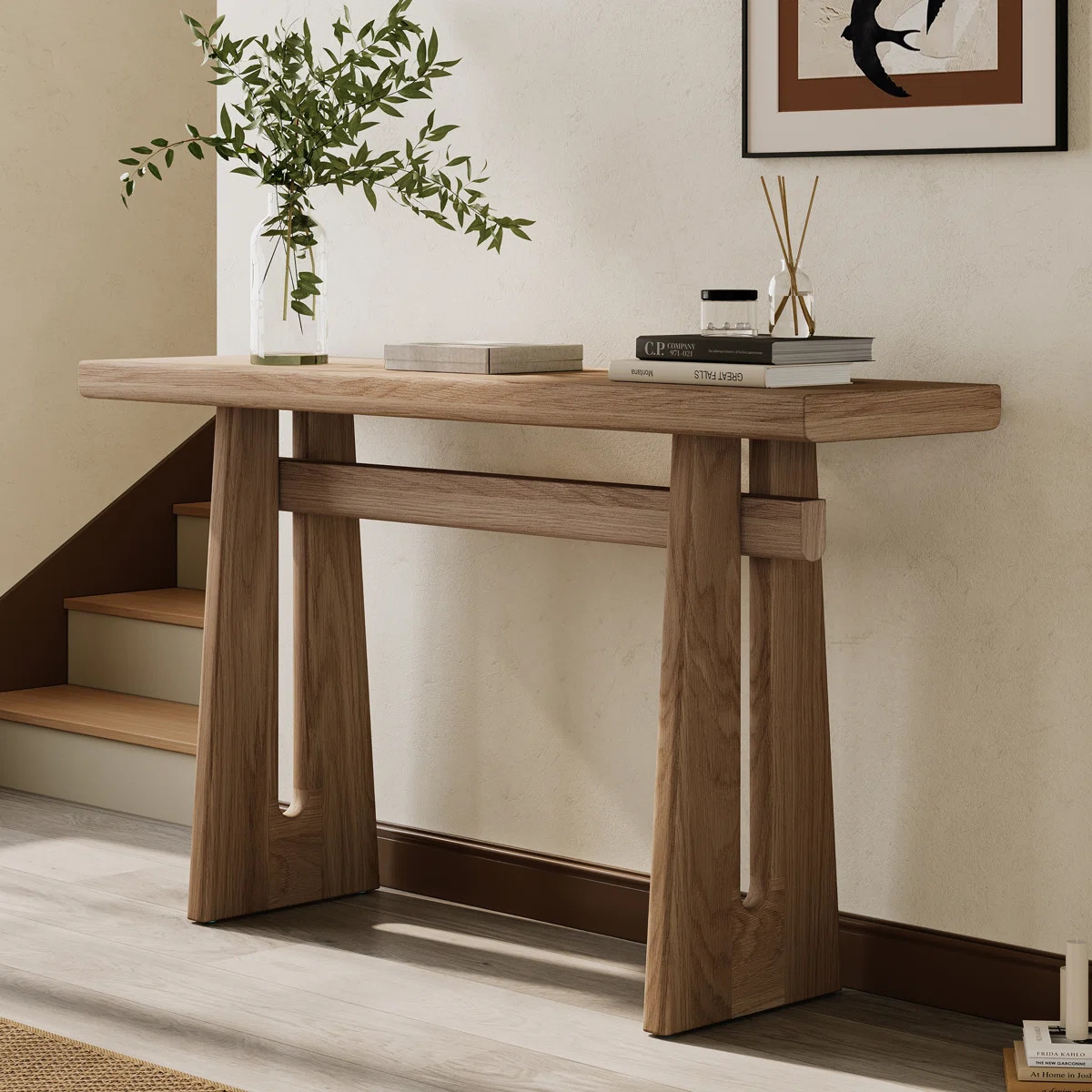 Modari Modern Console Table With Geometric Silhouette | Wayfair North America
