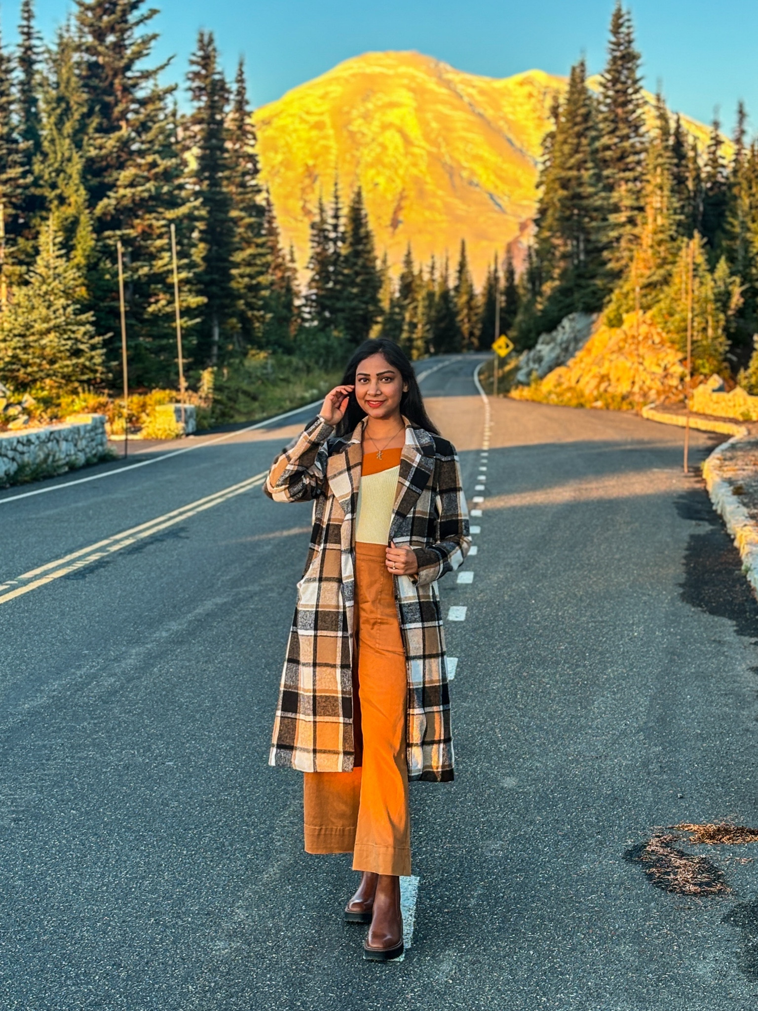 Plaid coat, corduroy trousers, Chelsea boots, outfit inspiration, travel outfit, outfit inspo, outfit of the day, ootd, cozy outfits

#LTKStyleTip #LTKTravel #LTKSeasonal