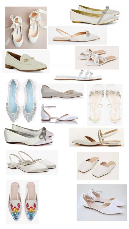 Flat Bridal Shoe Edit 

#LTKwedding