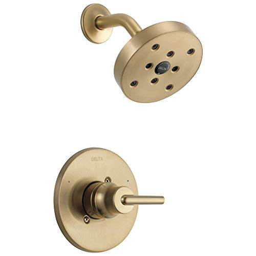 Delta Faucet Trinsic 14 Series Single-Function Shower Trim Kit with Single-Spray H2Okinetic Shower H | Amazon (US)