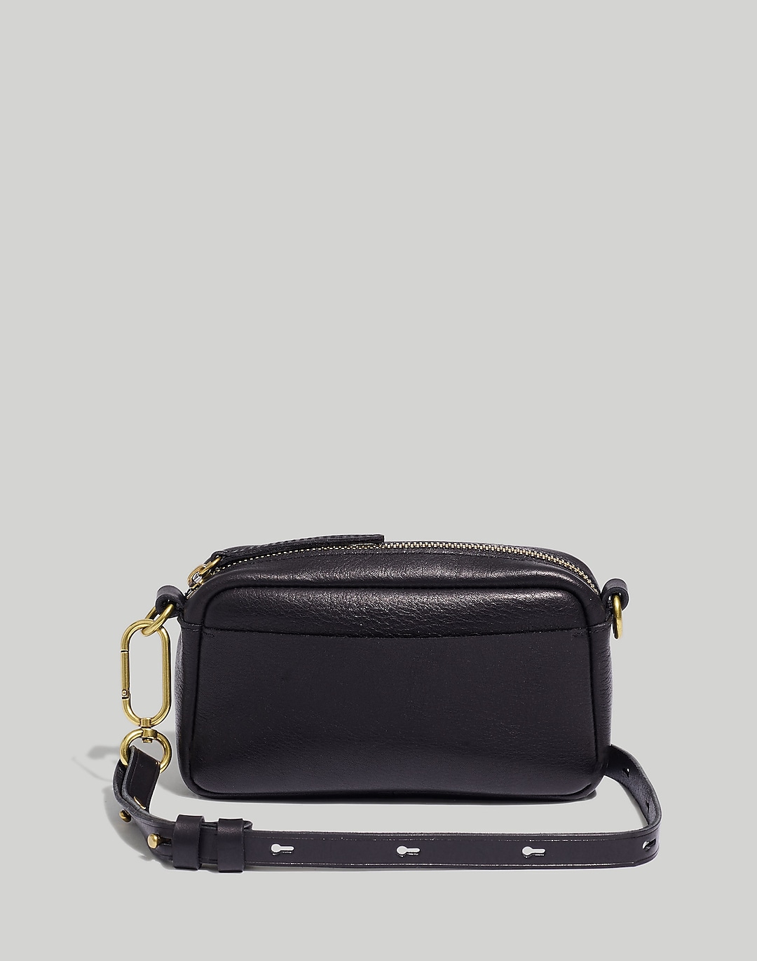 The Leather Carabiner Mini Crossbody Bag | Madewell