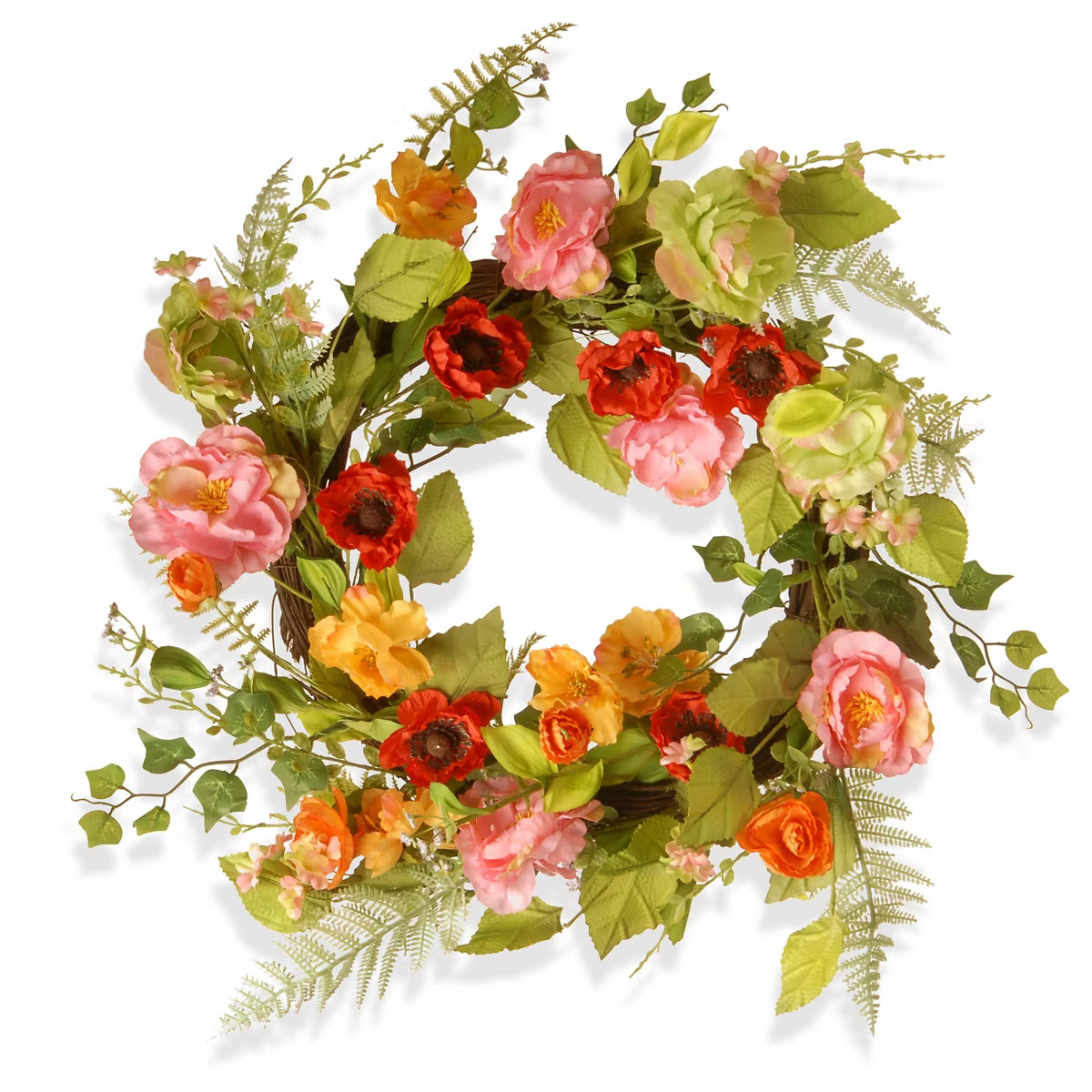 Spring Flower Wreath (22") | Target