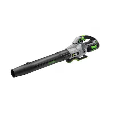 EGO  POWER+ 56-volt 650-CFM 180-MPH Brushless Handheld Cordless Electric Leaf Blower 5 Ah (Batte... | Lowe's