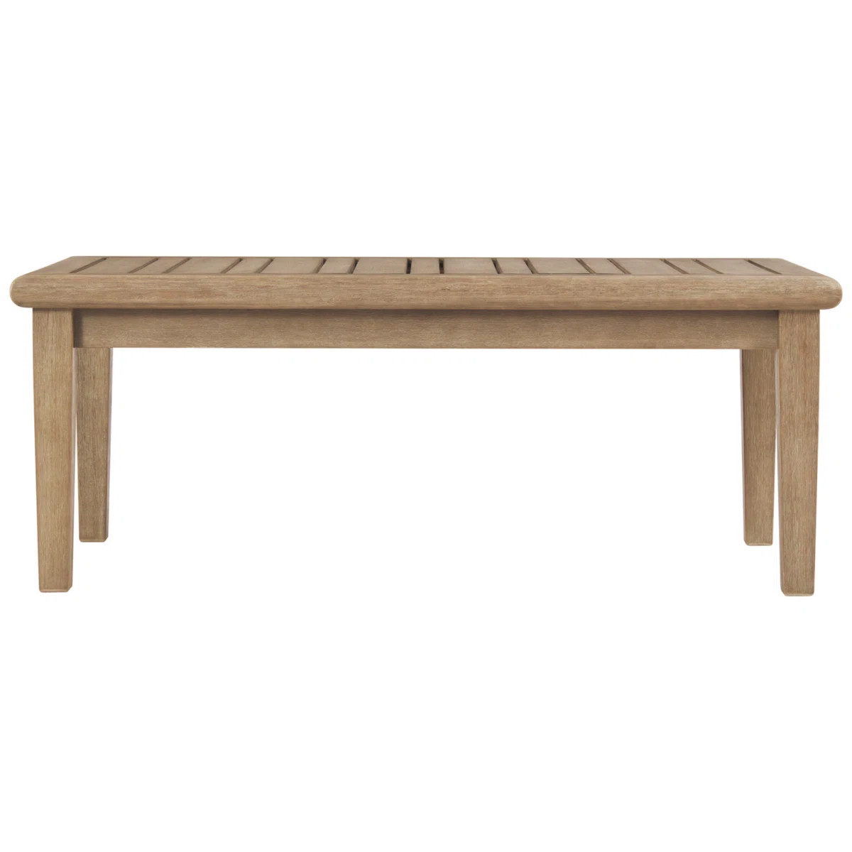 Gundrath Rectangular Eucalyptus Outdoor Coffee Table , 50'' in. W 26'' in. D | Wayfair North America