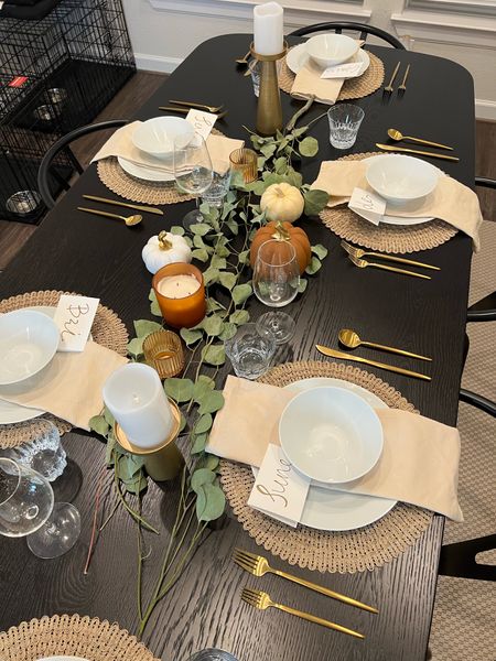 Thanksgiving Tablescape idea

#LTKhome #LTKHoliday