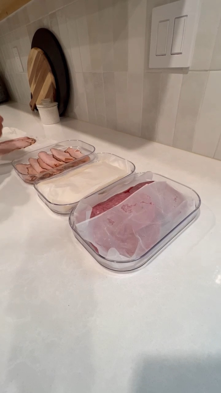 My Amazon Kitchen favorites include my deli meat storage container, my herb terrariums that keep my herbs  fresher for weeks and my butter keeper that not only looks pretty but always keeps my butter at the perfect temp! 


Kitchen storage | kitchen | storage ideas I kitchen ideas


#delimeat #coldcuts #amazonstorage#amazonfavorites #delimeatstorage #storagesolutions #fridgeporn #fridgeorganization #refrigerator #refrigeratororganization #herbs #butterkeeper #butterstorage #butterbell 

#LTKfamily #LTKfindsunder50 #LTKhome