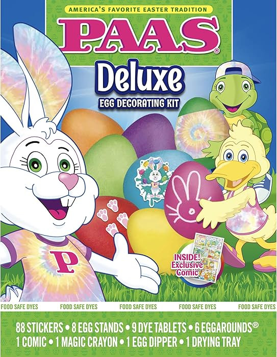 PAAS Deluxe Easter Egg Decorating Kit - America's Favorite Easter Tradition | Amazon (US)