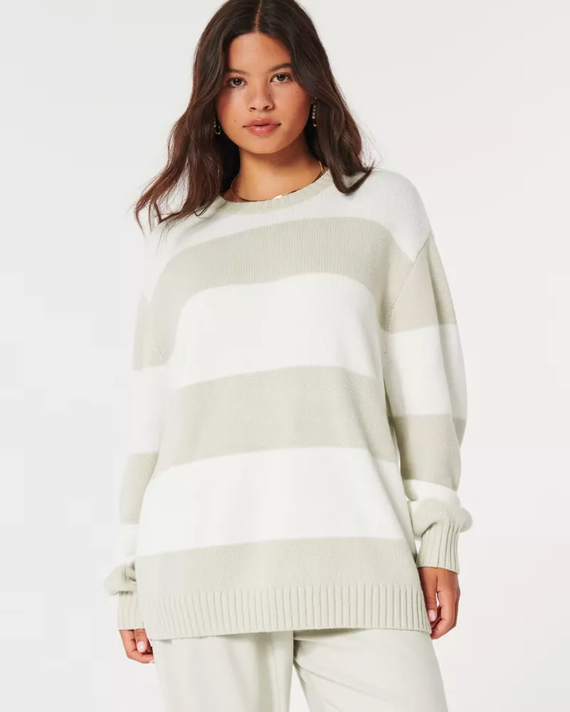 Crushing On You Brown Striped Crew … curated on LTK