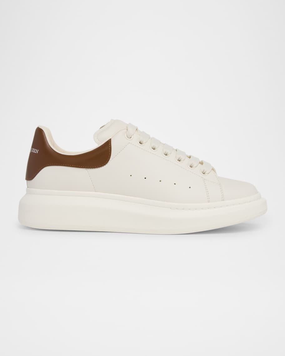 Men's Oversized Leather Low-Top Sneakers | Neiman Marcus
